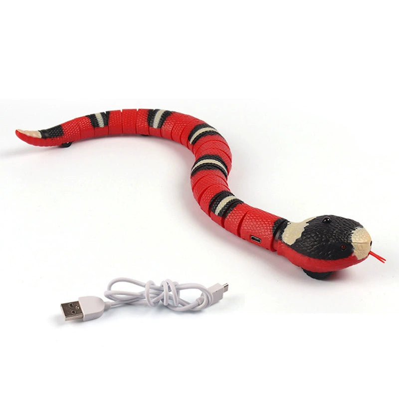 Cat Toy Snake Artificial Electric Self-Hi Relieving Stuffy Handy Gadget Automatic Cat Teaser Kitten Net Red Pet Cat Supplies