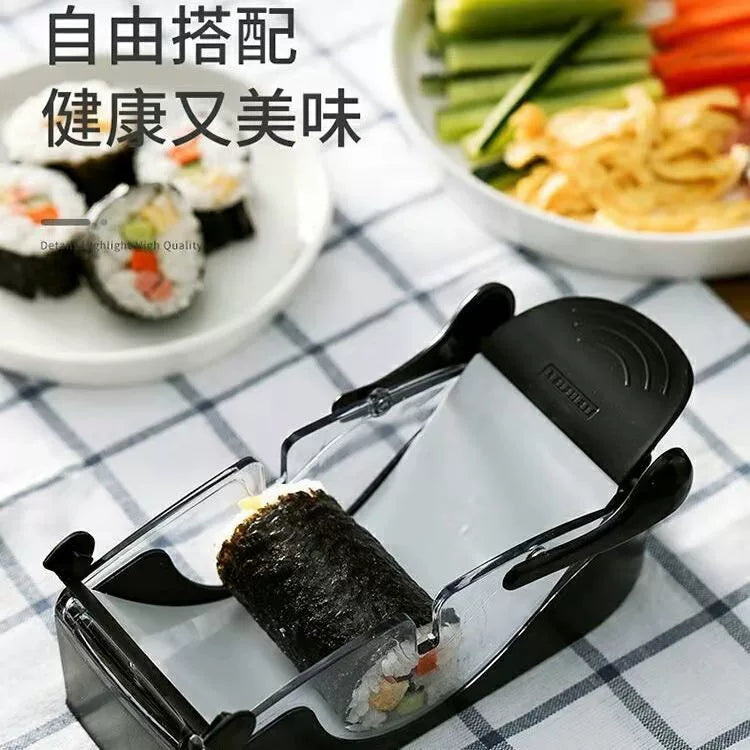 Sushi Mold Kimbap Tools Suit For Home Push DIY Seaweed Rice Balls Maker Material Tools