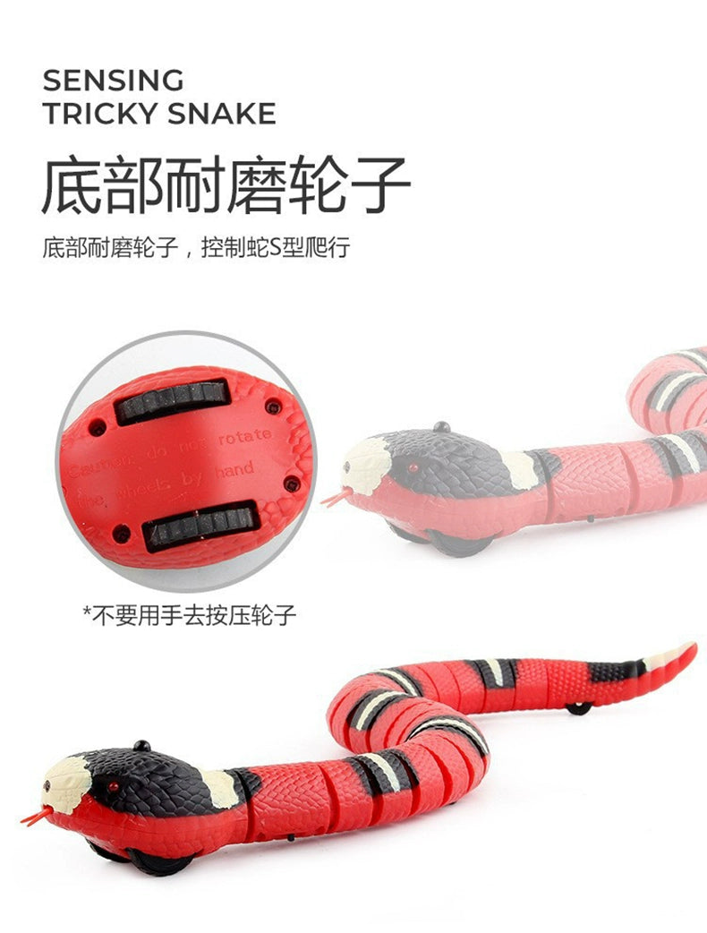 Cat Toy Snake Cat Electric Smart Funny Cat Sensor Snake Self-Hi Relieving Stuffy Handy Gadget Cat Cat All Products Funny Cat Snake