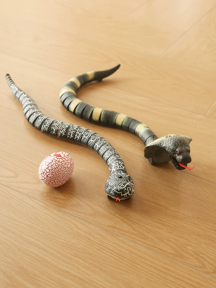 Cat Toy Snake Artificial Electric Self-Hi Relieving Stuffy Handy Gadget Automatic Cat Teaser Remote Control Dog Funny Dog Pet Toy