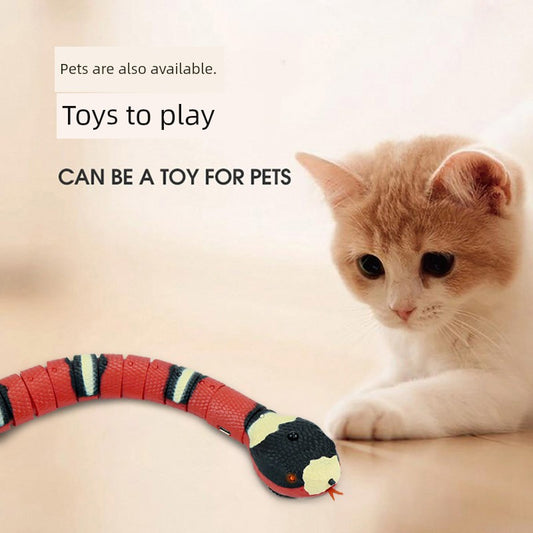 Toy Snake Artificial Electric Relieving Stuffy Handy Gadget Internet Celebrity Cat