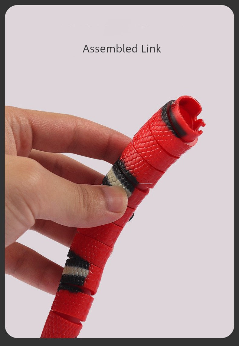 Cat Toy Snake Artificial Electric Self-Hi Relieving Stuffy Handy Gadget Automatic Cat Teaser Kitten Net Red Pet Cat Supplies