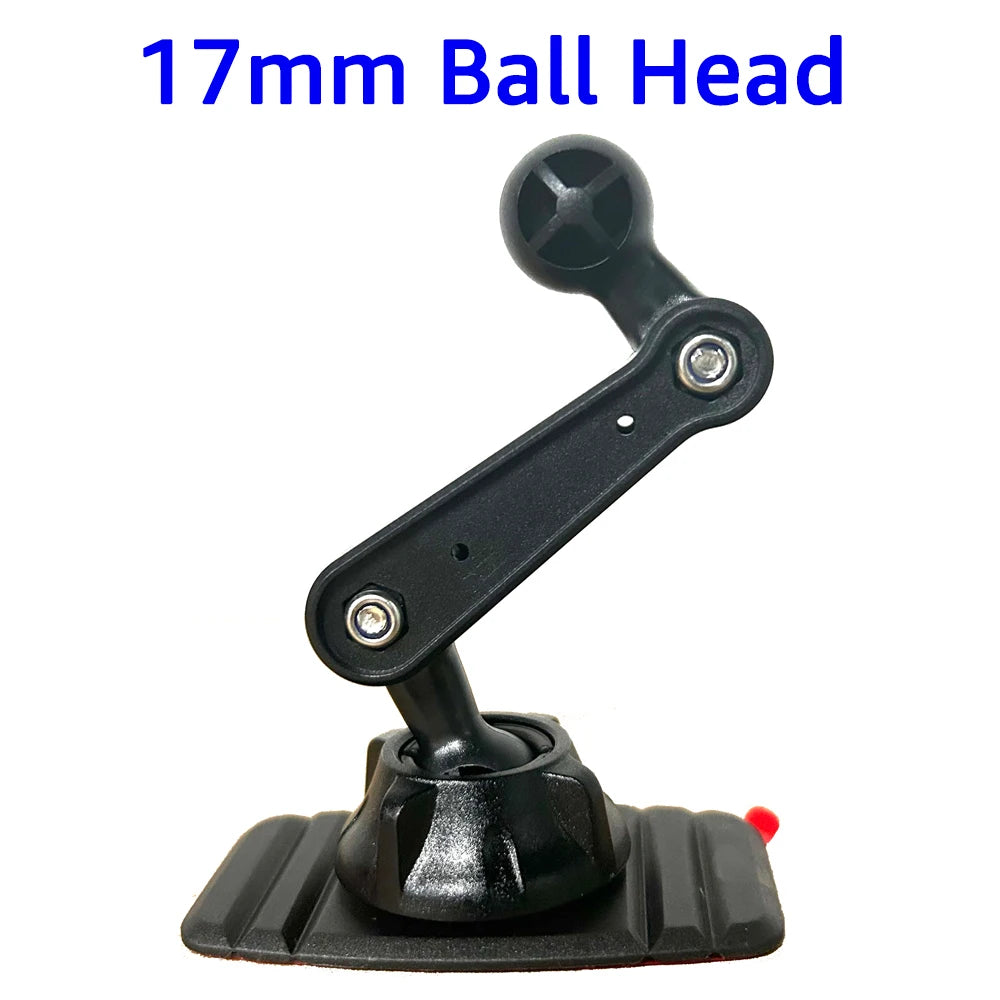 Universal 17mm Ball Head Car Dashboard Sticker Base 360 Degree Rotation Car Phone Holder Cellphone Support Bracket Accessories