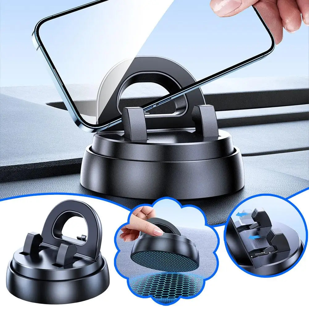 Car Phone Holder 360 Degree Rotation Dashboard Stand Bracket Non-Slip Navigation Bracket For IPhone Access