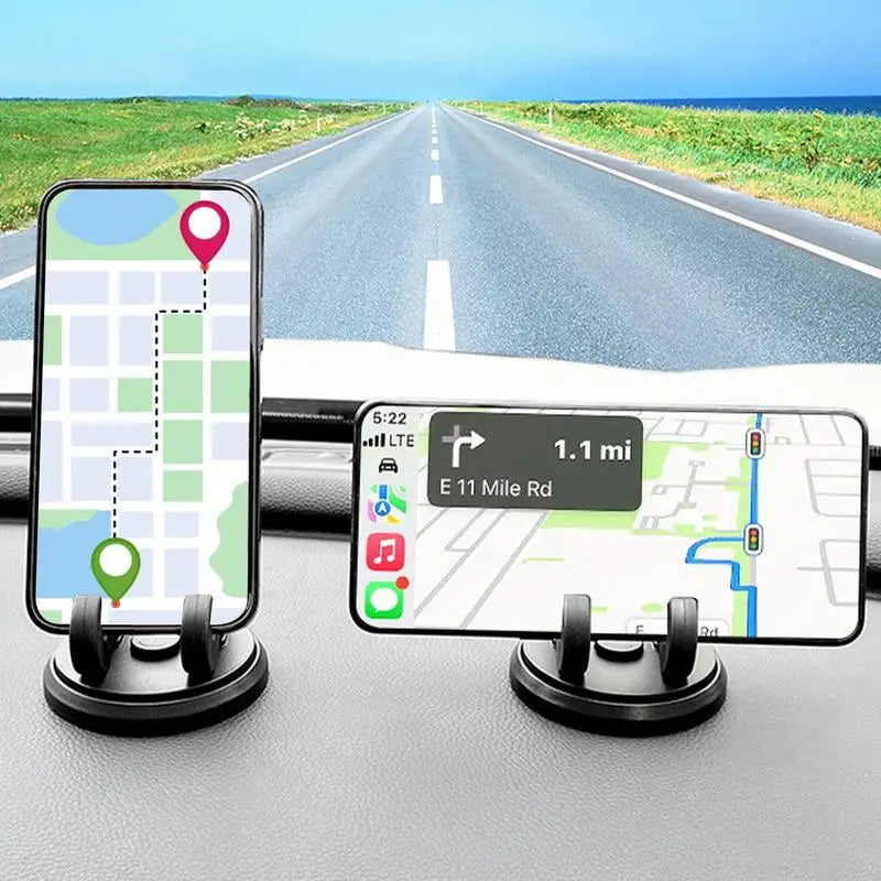 360 Degree Rotating Car Phone Holder Dashboard Holder with Anti-slip Pad for IPhone Samsung Xiaomi Huawei Car Accessories