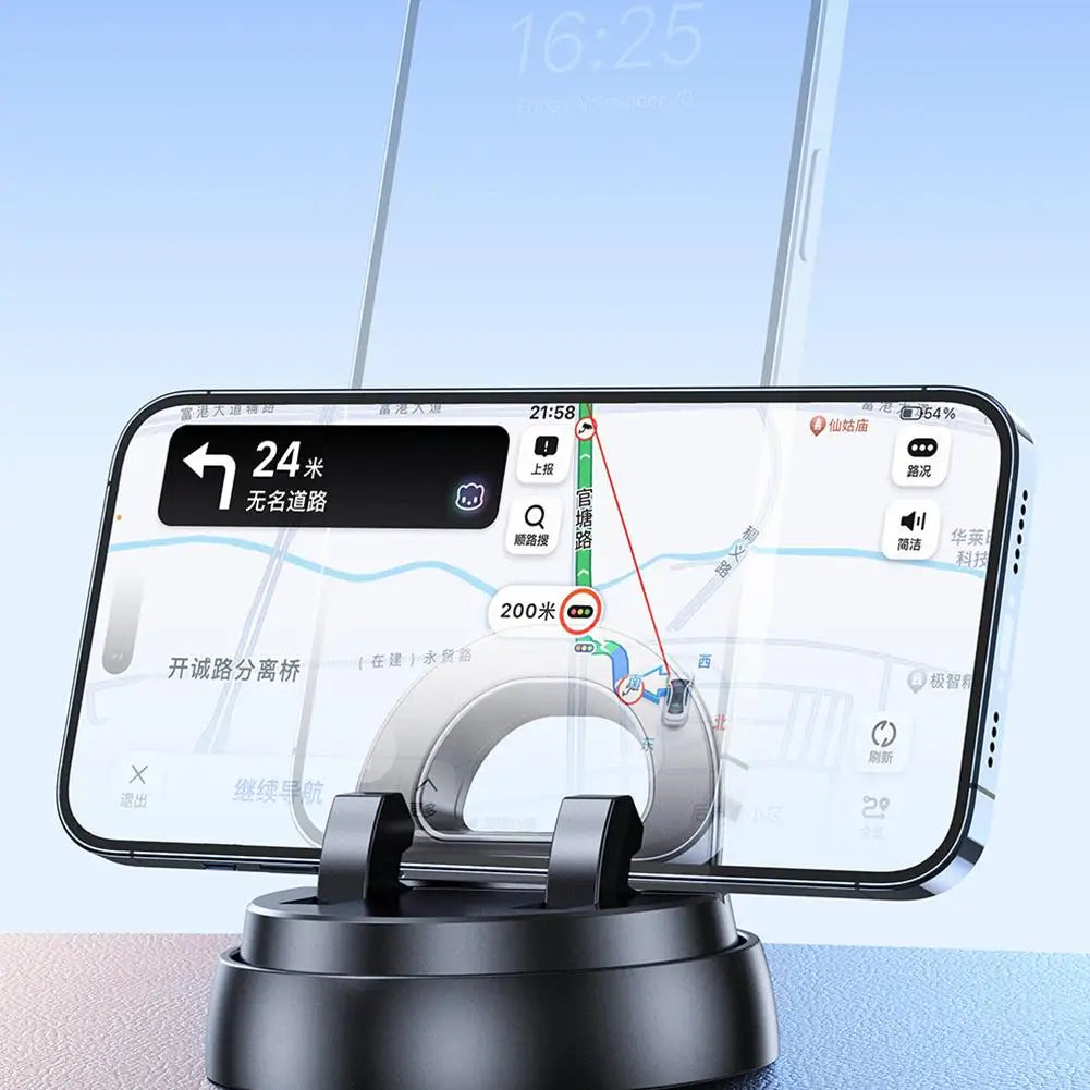 Car Phone Holder 360 Degree Rotation Dashboard Stand Bracket Non-Slip Navigation Bracket For IPhone Access